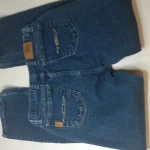 Texas blue jeans. Straight leg. Size 8r